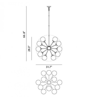 Soleil 18 Light Chandelier