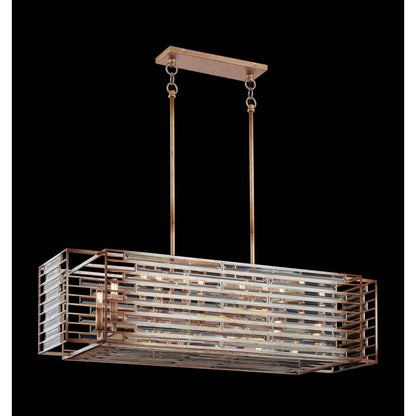 Metropolitan Lighting Ruxton Hall 44 Inch 12 Light Linear Suspension Light Cp431537