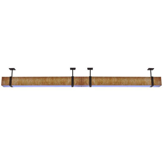 Meyda Lighting Quadrato Linear 144 Inch 1 Light Led Semi Flush Mount Cp16511