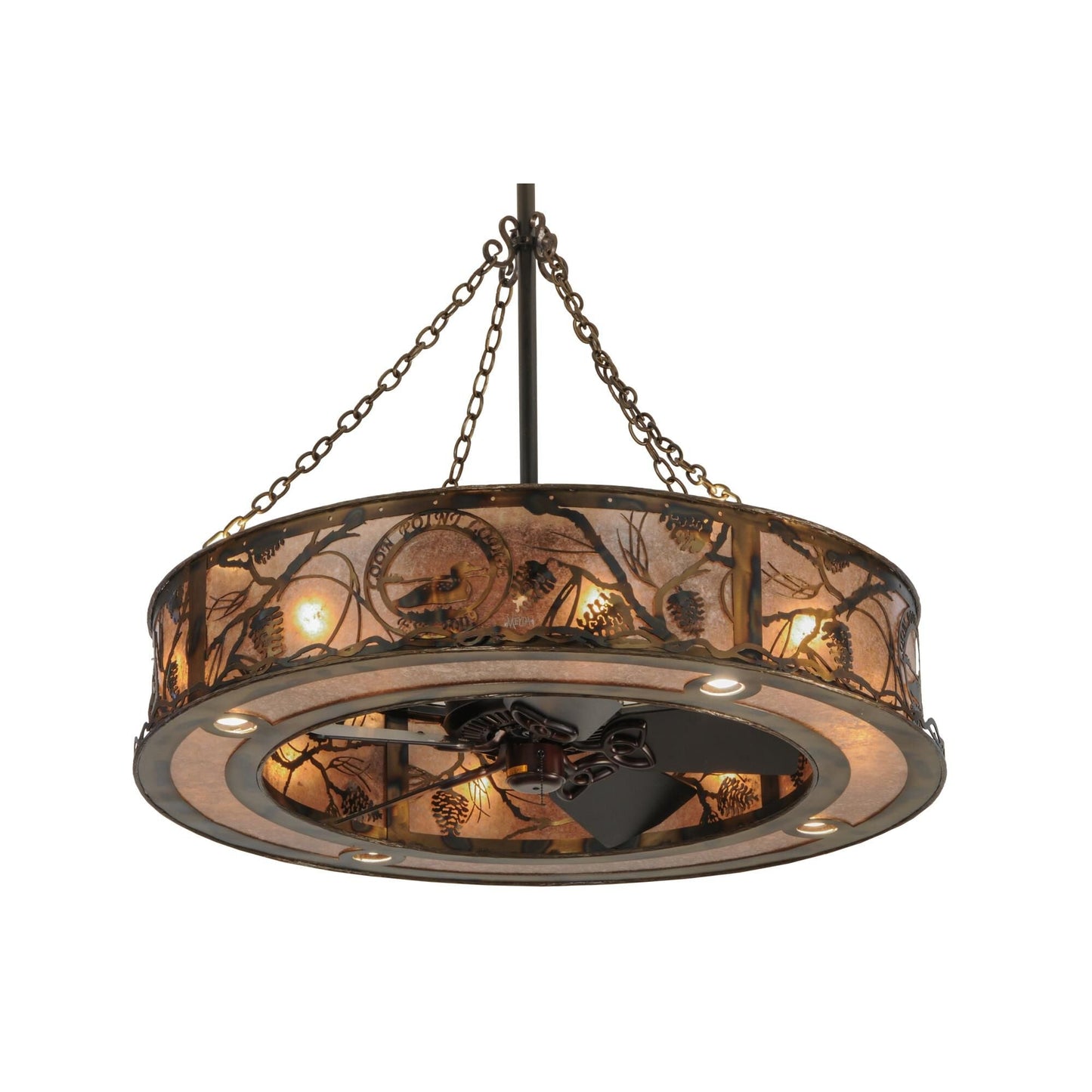 Meyda Lighting 44 Inch 8 Light Linear Suspension Light Cp248809