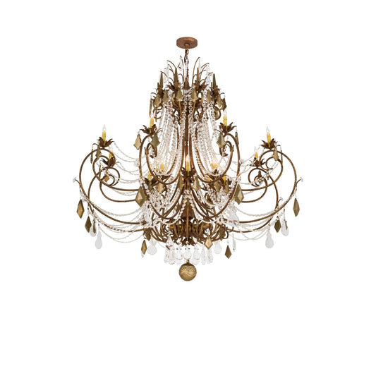 Meyda Lighting 64 Inch 16 Light Semi Flush Mount Cp250410