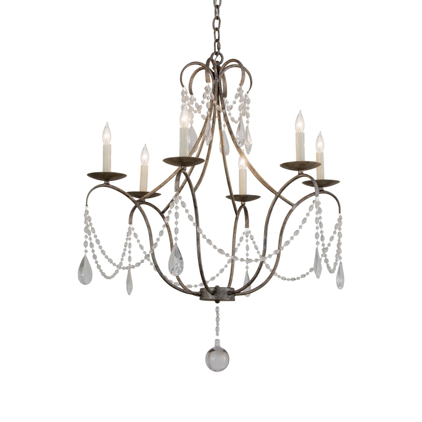 Meyda Lighting 31 Inch 6 Light Chandelier Cp251304