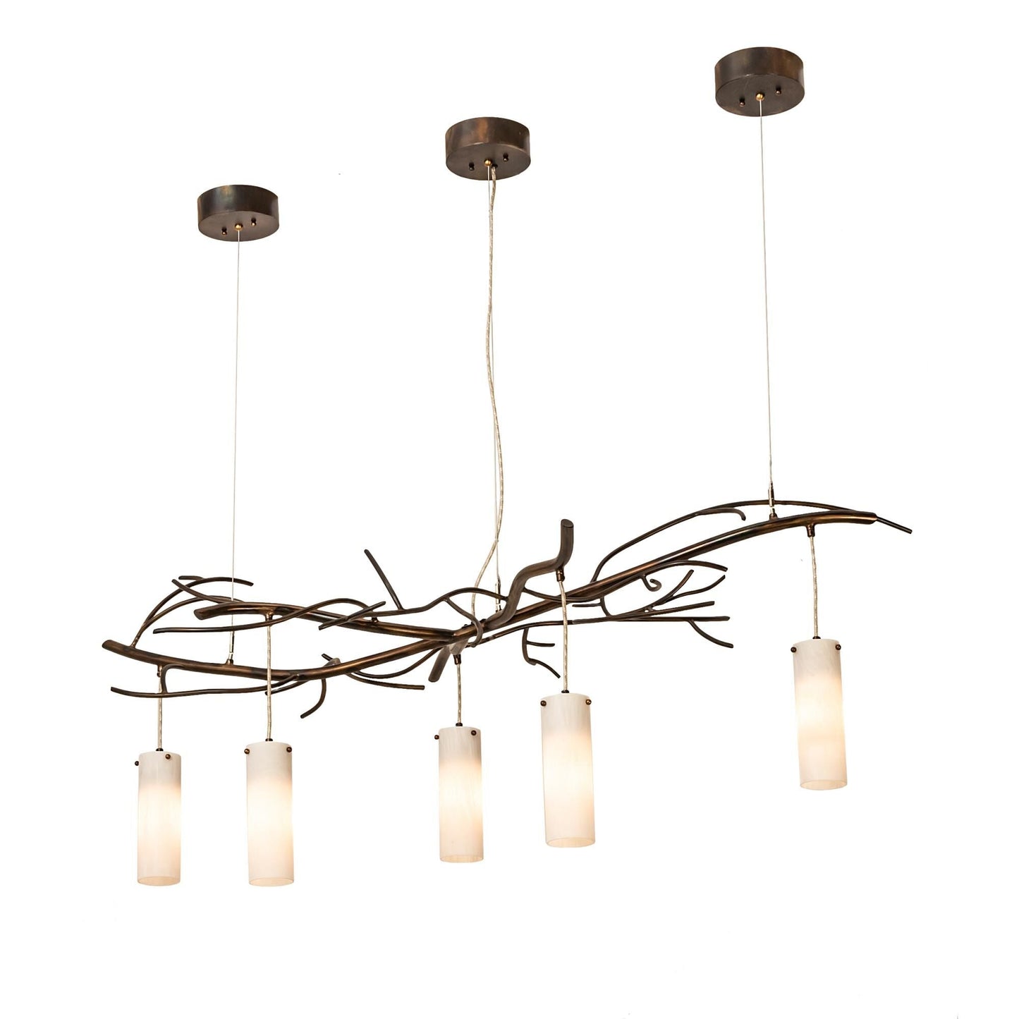 Meyda Lighting 60 Inch 5 Light Led Semi Flush Mount Cp252315