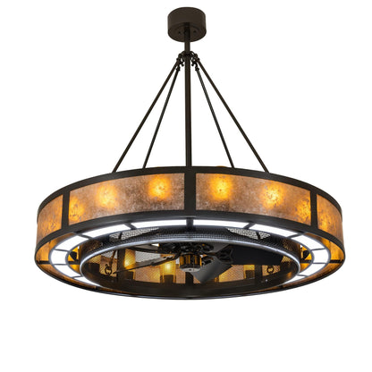 Smythe Craftsman 48 Inch 3 Light Chandelier