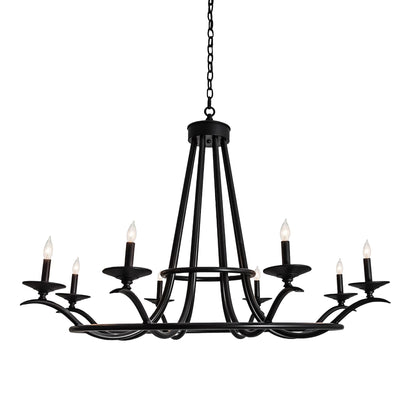 Octavia 48 Inch 10 Light Chandelier