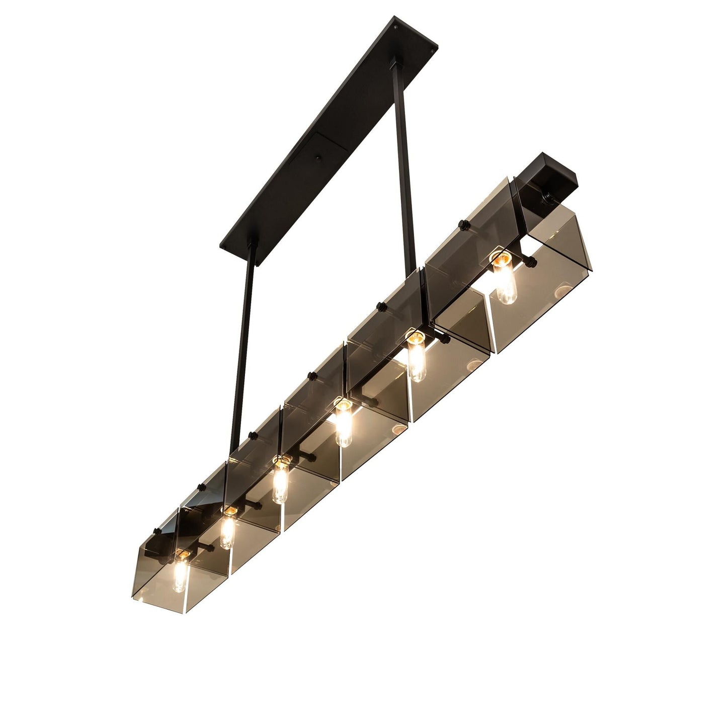 Meyda Lighting Affinity 59 Inch 6 Light Led Linear Suspension Light Cp780112