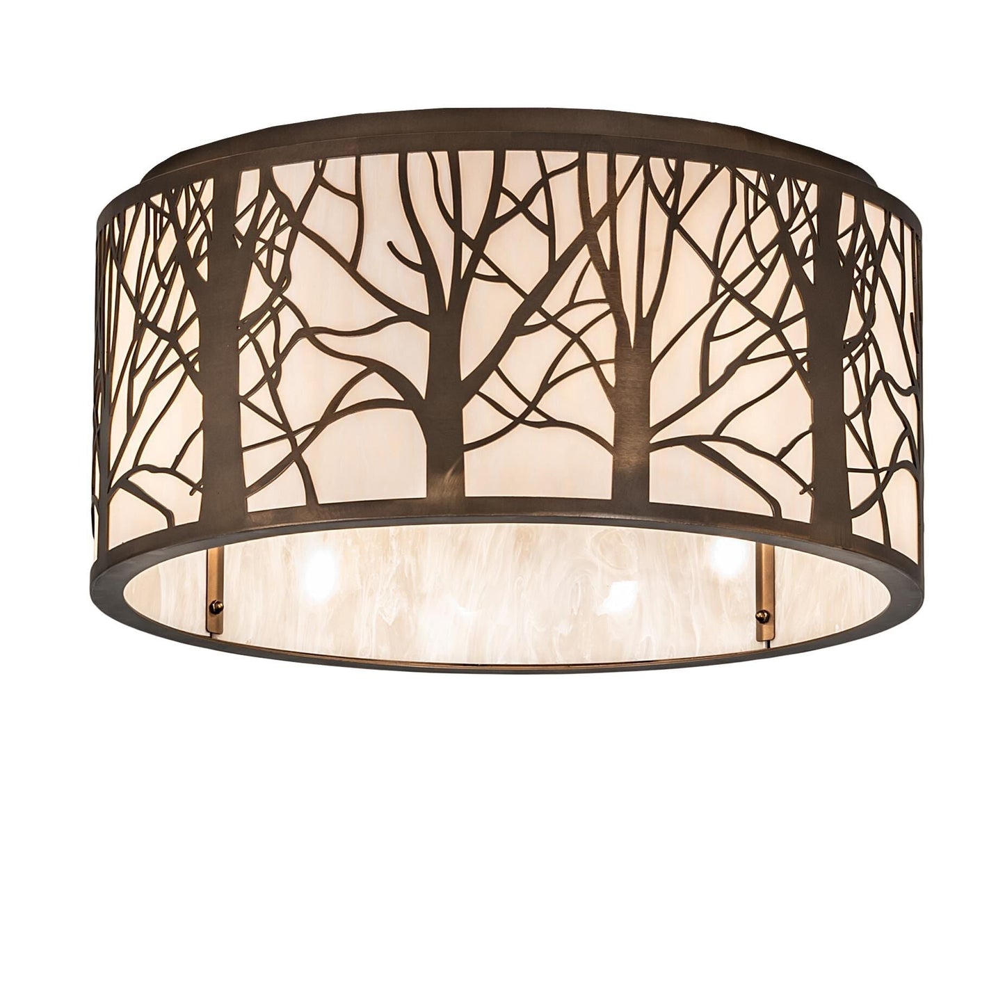 Meyda Lighting Branches 20 Inch 4 Light Flush Mount Cp779911