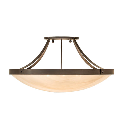 Meyda Lighting Urban 42 Inch 8 Light Semi Flush Mount Cp780154