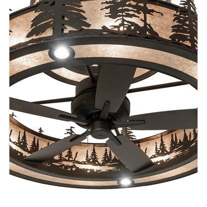 Meyda Lighting Tall Pines 56 Inch 12 Light Chandelier Cp779812