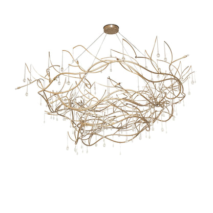 Meyda Lighting Crystal Tear Drop 96 Inch 32 Light Chandelier Cp779850