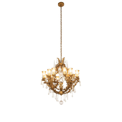 Meyda Lighting French Baroque 34 Inch 13 Light Chandelier Cp779798