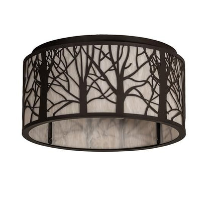 Meyda Lighting Branches 20 Inch 4 Light Flush Mount Cp779911