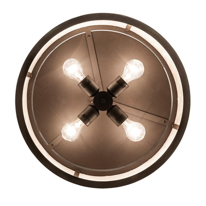 Meyda Lighting Branches 20 Inch 4 Light Flush Mount Cp779911