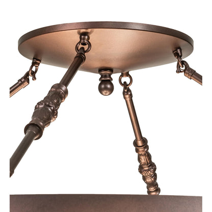 Meyda Lighting Commerce 36 Inch 6 Light Semi Flush Mount Cp780151