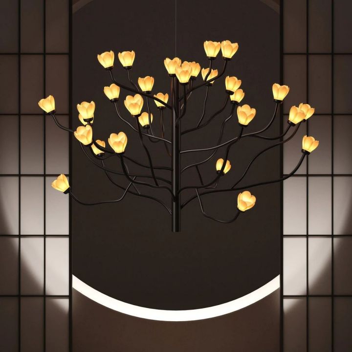 Mokuren Branch Chandelier