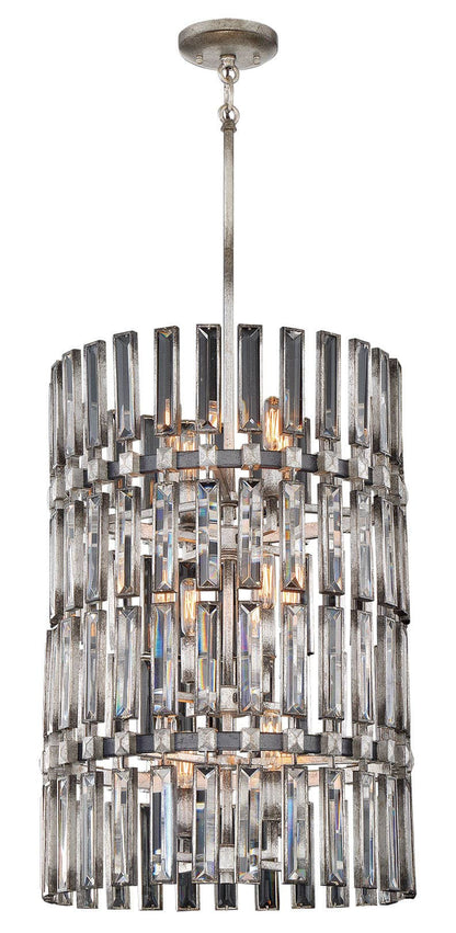 Belle Aurore 12 Light 17" Wide Crystal Drum Chandelier