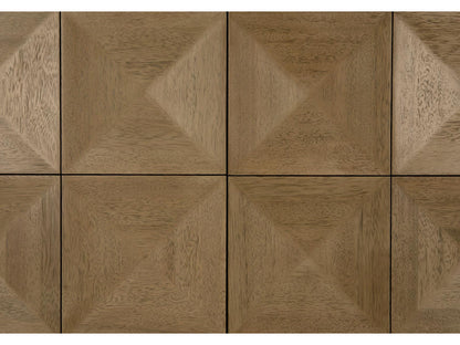 Quadrant 4-Door Sideboard in Washed Walnut Wood