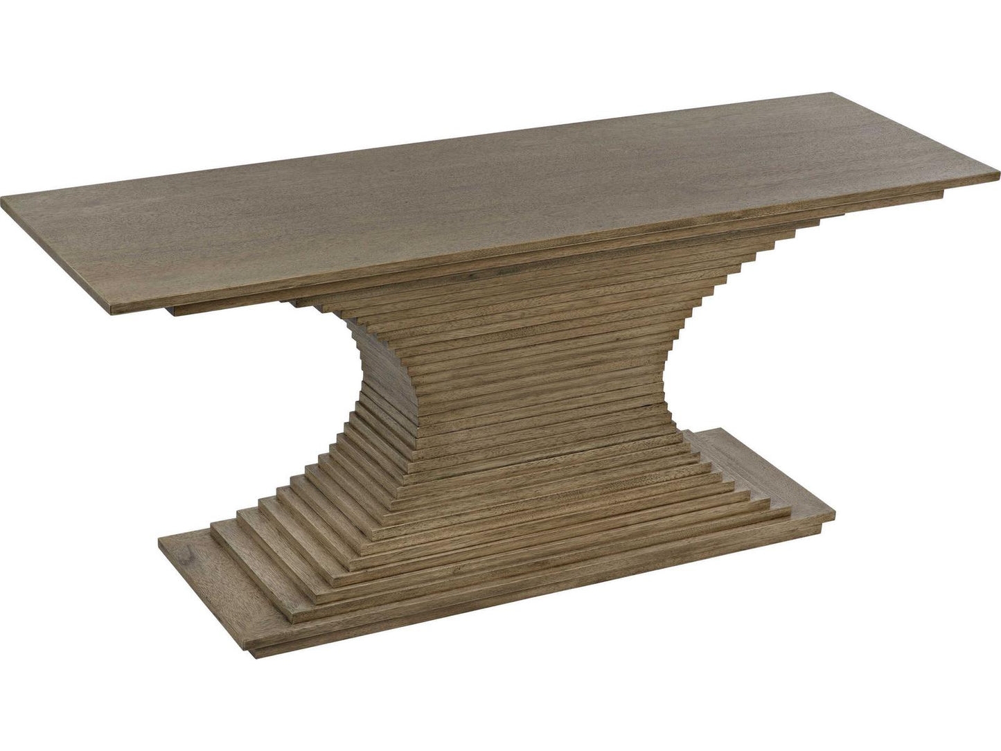 Cambio Rectangle Console Table in Bleached Walnut