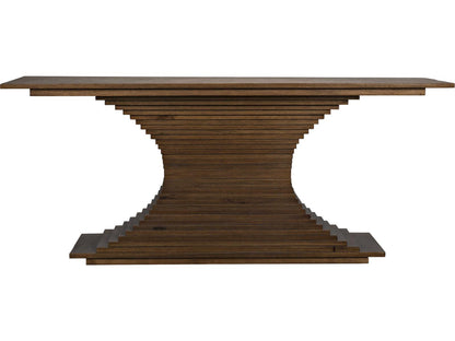 Cambio Rectangular Wood Console Table in Dark Walnut