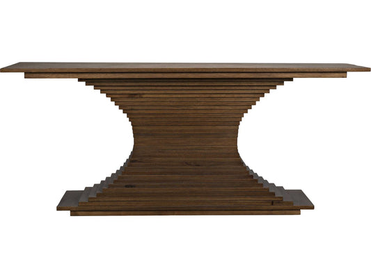 Cambio Rectangular Wood Console Table in Dark Walnut