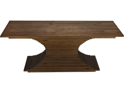 Cambio Rectangular Wood Console Table in Dark Walnut