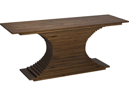 Cambio Rectangular Wood Console Table in Dark Walnut
