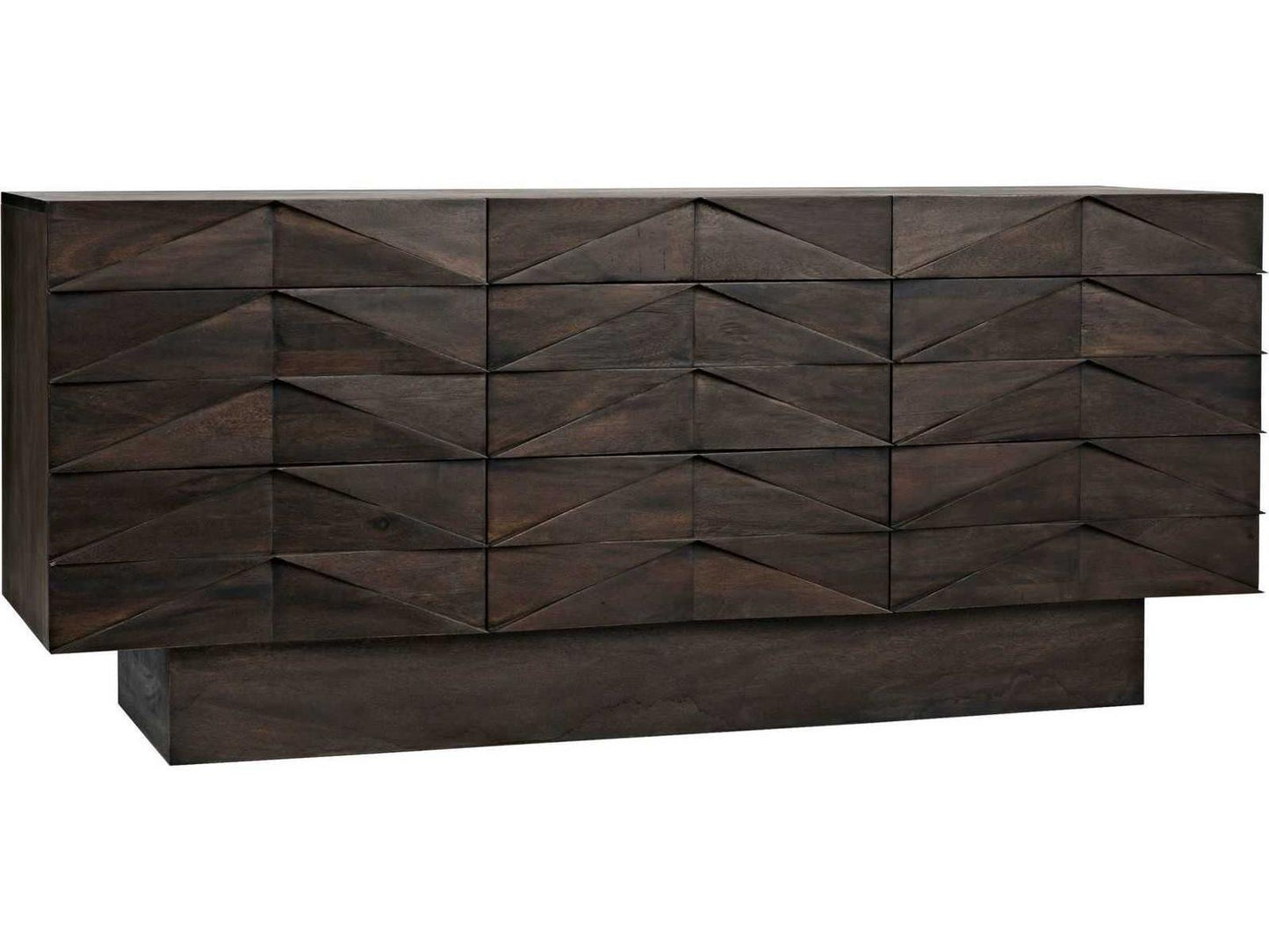 Drake 9-Drawer Sideboard in Ebony Walnut