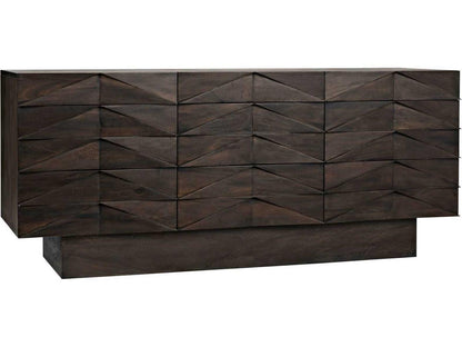 Drake 9-Drawer Sideboard in Ebony Walnut