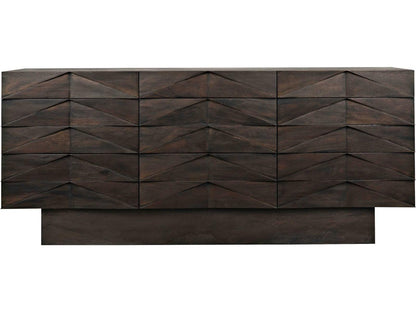 Drake 9-Drawer Sideboard in Ebony Walnut