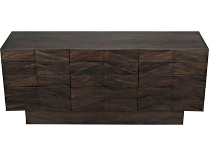 Drake 9-Drawer Sideboard in Ebony Walnut