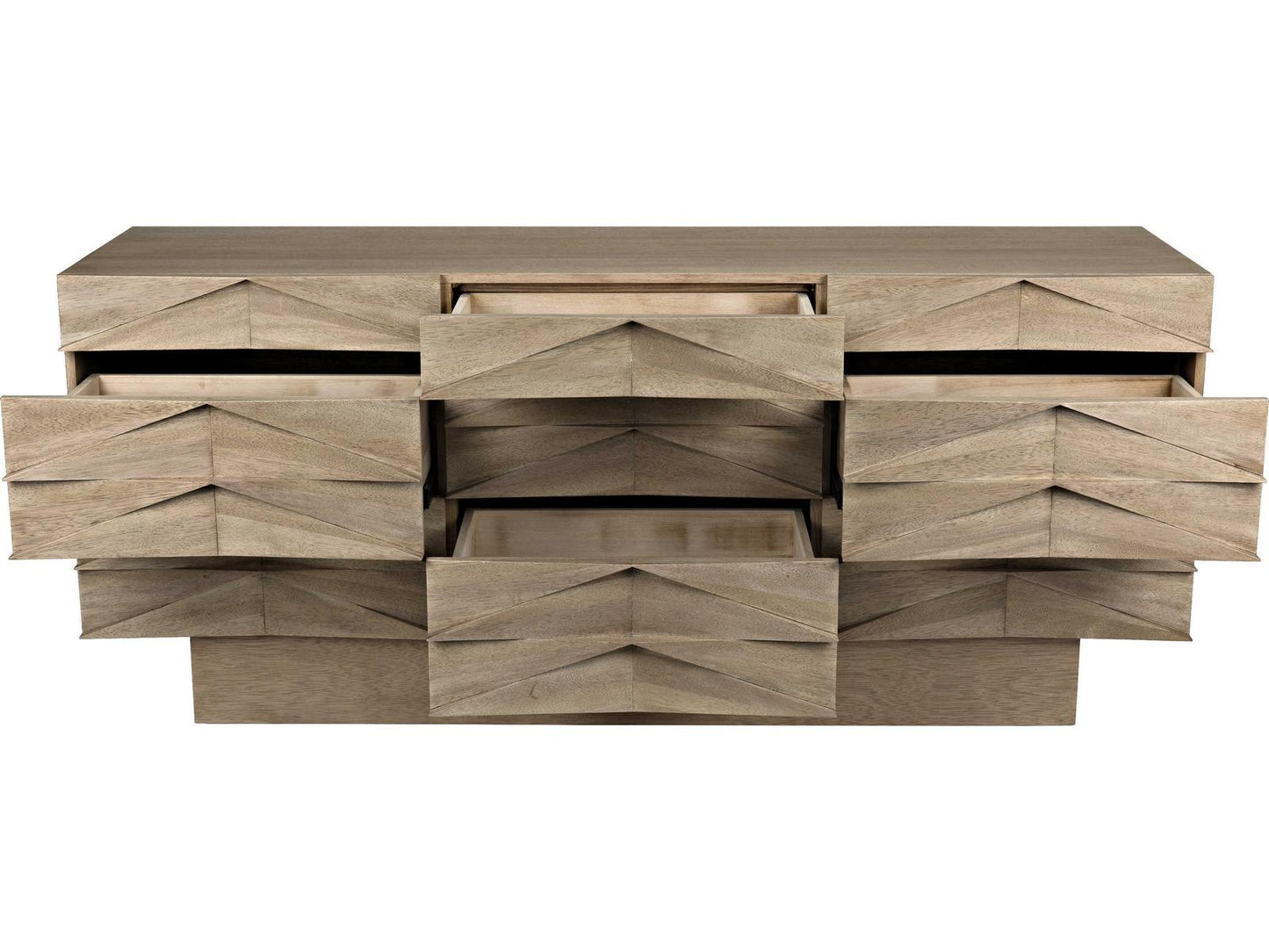 Drake 9-Drawer Sideboard in Washed Walnut