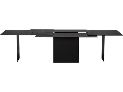 Delphi Rectangular Coffee Table in Matte Black Iron