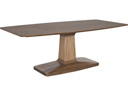 Travis 84 Inch Rectangle Dining Table in Dark Walnut