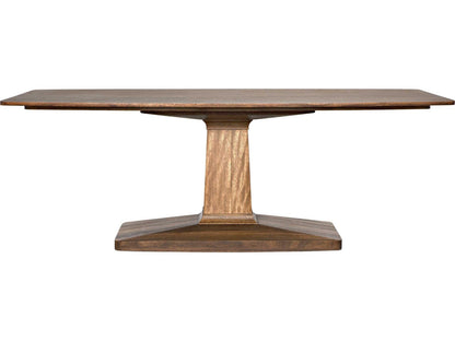 Travis 84 Inch Rectangle Dining Table in Dark Walnut