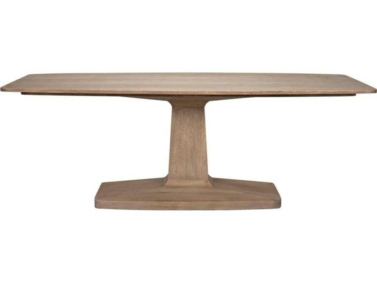 Travis 84-Inch Washed Walnut Rectangular Dining Table