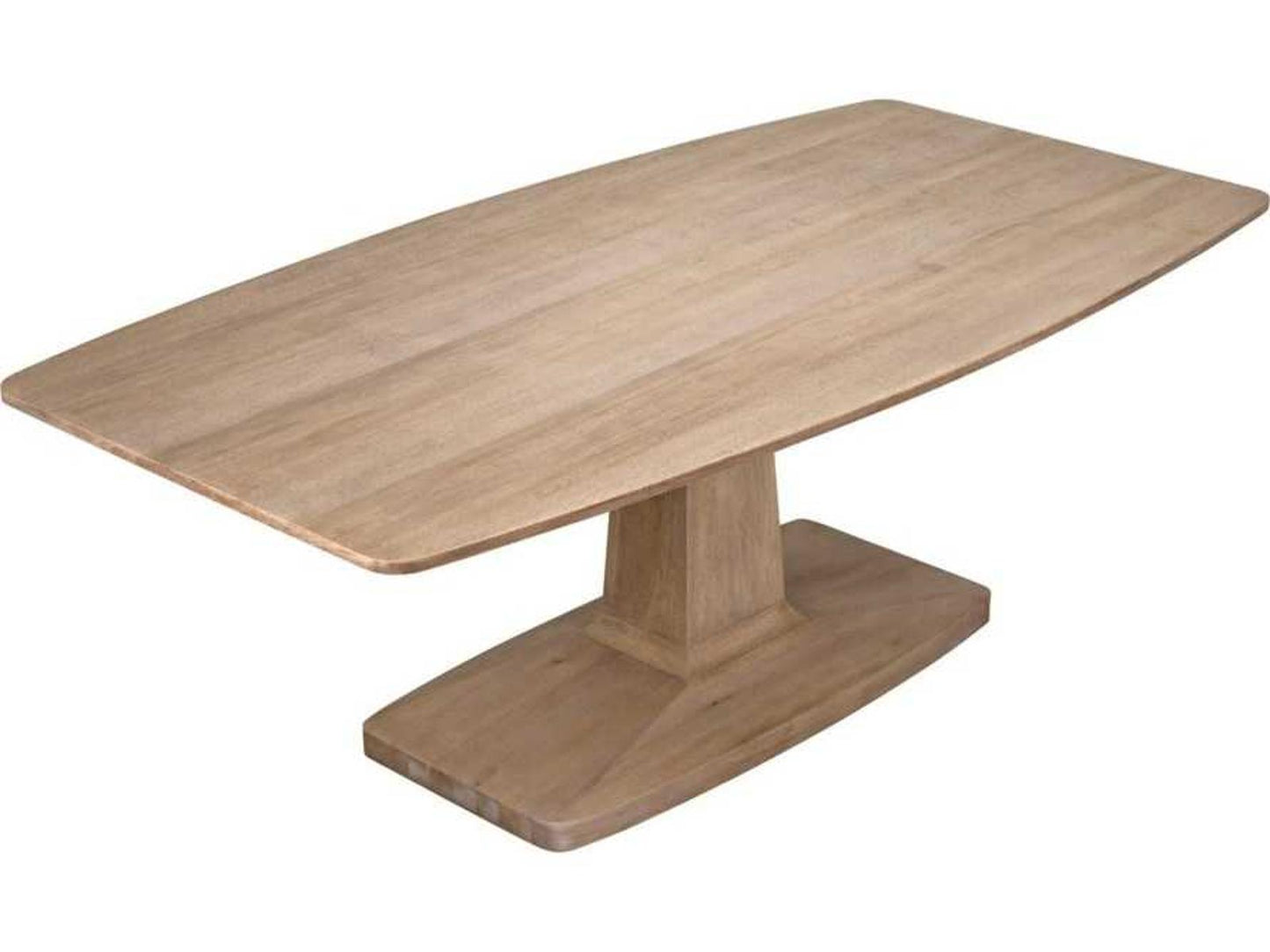 Travis 84-Inch Washed Walnut Rectangular Dining Table