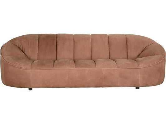 Amadeus 3-Seat Coris Brown Leather Sofa