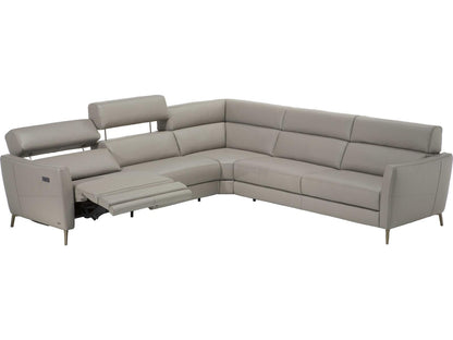 Greg Leather Sectional Sofa