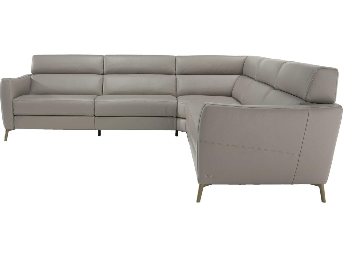 Greg Leather Sectional Sofa