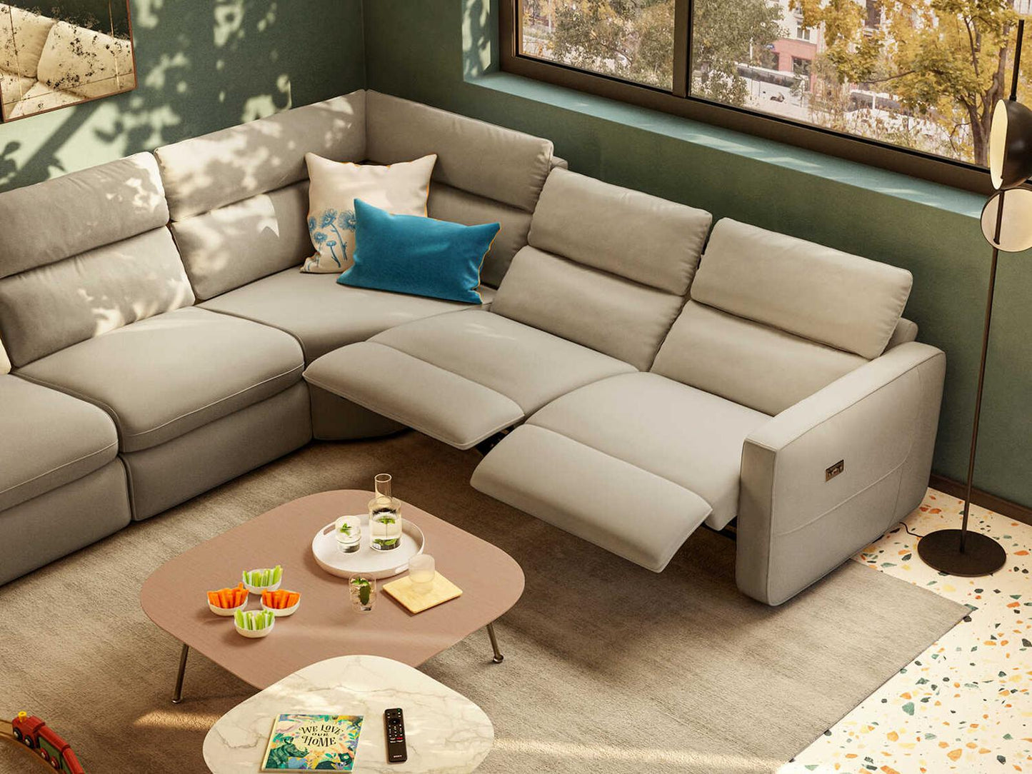 Timoti Upholstered Sectional Sofa