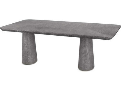 Ingrid Rectangular Dining Table in Medium Grey Chestnut