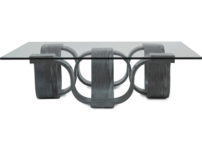 Square Glass Grey Coffee Table
