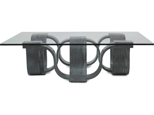 Square Glass Grey Coffee Table