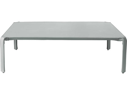 Libro Square Leather Light Grey Coffee Table