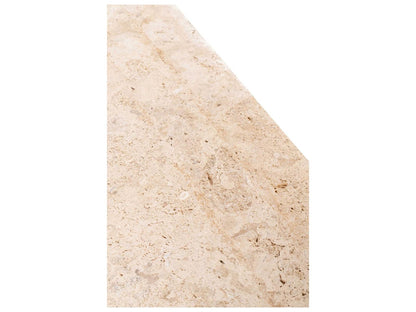 Quincy Rectangular Stone Beige Coffee Table