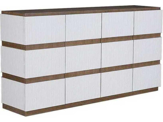 Fairfax 84-Inch Sideboard in Auburn with Textured Front