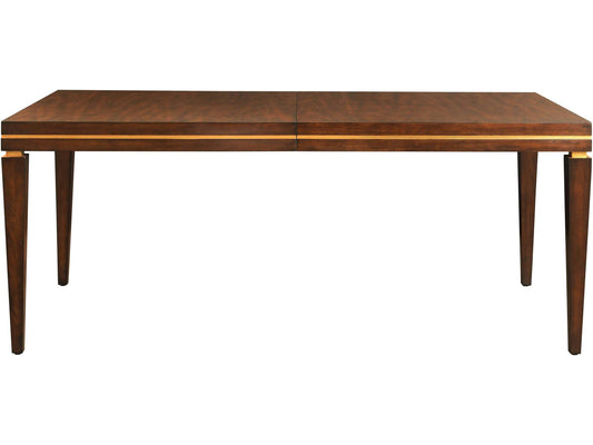 Italian Rectangular Extendable Dining Table in Mahogany
