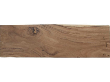 Floating Chamcha Wood Console Table with Acrylic Legs in Natural