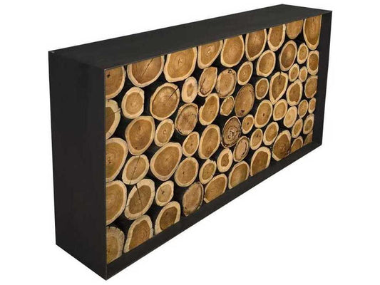 Boscage Framed Natural Wood Console Table