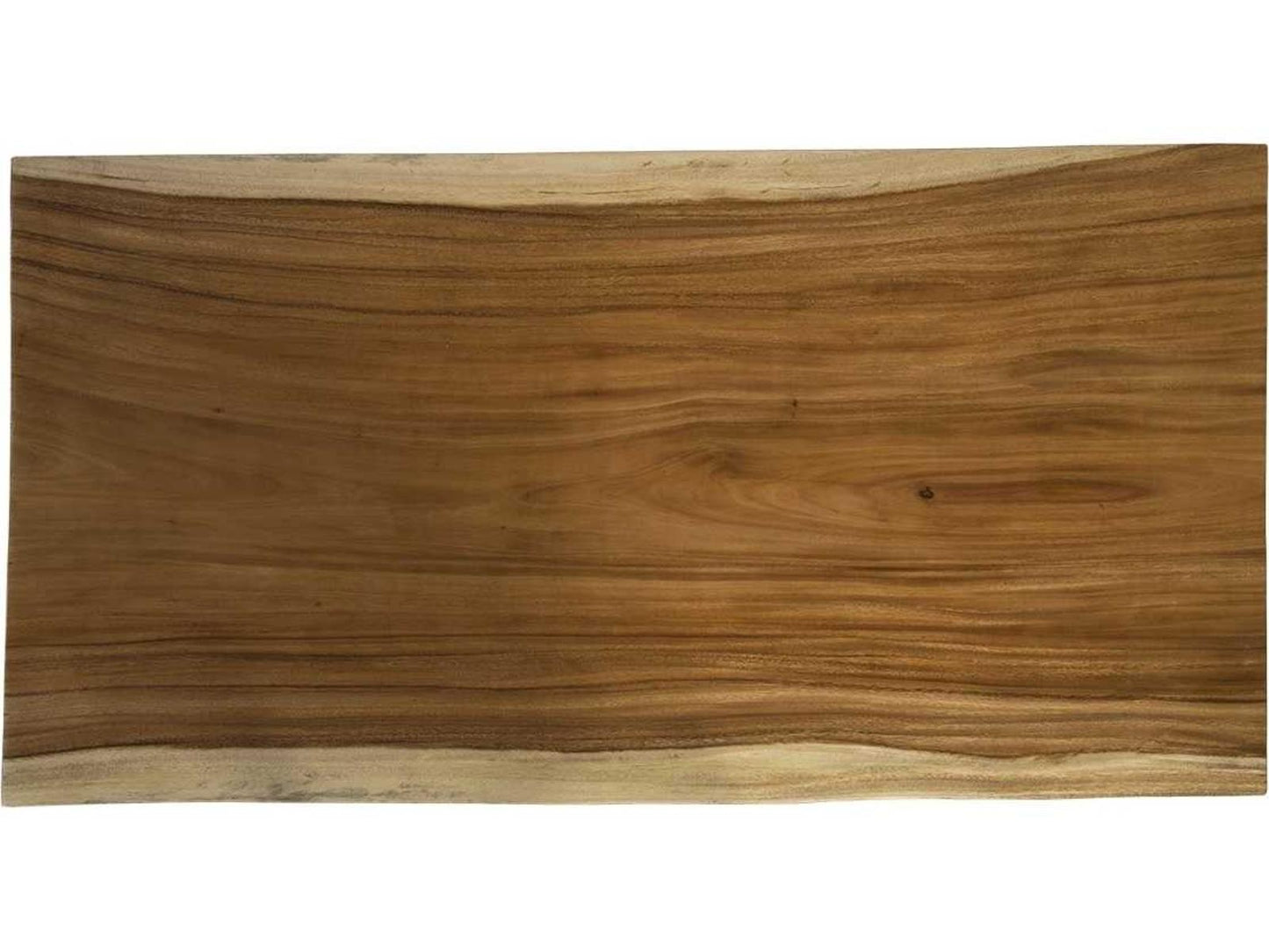 Flow Rectangular Coffee Table in Natural Brown Wood
